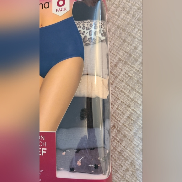 NWT'S - FELINA - Cotton Stretch Brief - 8 Pack - Soft, High Waist - Size XL - Picture 3 of 4